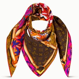 Louis Vuitton | Confidential Garden Silk Scarf